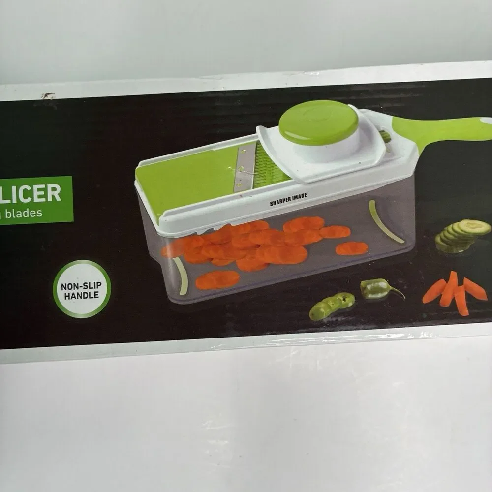 Sharper Image Mandoline Slicer With Interchangeable Slicing Blades Brand New